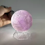 (店+)【御古齋】天然 紫水晶 紫晶球 水晶球 增智慧 招財聚氣 增強磁場 有球必應 風水開運擺件 附座 0902