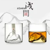 全球選品1館 生活百貨 ✅小眾觀山茶杯-淺間山杯 江戶硝子富士山杯耐熱玻璃日式茶道藝術