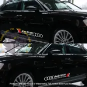 🔥現貨發出🔥奧迪車標 車貼 改裝貼紙 汽車貼紙 audi 油箱蓋貼 三角窗貼 葉子板貼 保險桿貼 車身貼 原廠風格