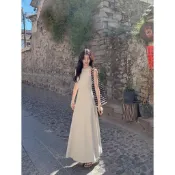『ATC』 *歐美大牌性感削肩長版大裙擺包臀洋 連身裙 洋 無罩杯洋裝 削肩洋裝