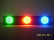 夠好台灣製三色爆閃燈LED爆閃燈 led單面三色燈led檳榔燈led廣告燈led戶外燈led招牌燈紅光藍光綠光爆閃燈