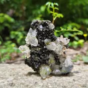 💚土桑展精選：土耳其綠簾石共生水晶0321-27號 (Epidot) 精靈魔法森林 x 釋放負面性 x 顯化豐盛