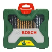 【BOSCH 博世】30件 X-line鍍鈦鑽頭套裝組