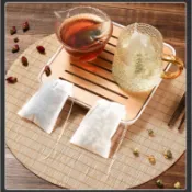 ★七里香生活小舖★ 抽繩式茶包袋6x8公分 茶葉濾袋 中藥 滷包 花茶袋 一次性過濾袋~現貨~台灣出貨