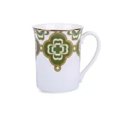 【NORITAKE】彩韻四葉草-馬克杯310ml(綠色)