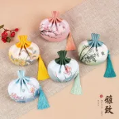 褶口香囊 古風端午節香囊袋 汽車掛件 新中式刺繡香包 束口袋 手工香包 艾草香袋 荷包