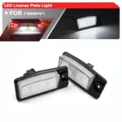 2x SMD Led 牌照燈總成適用於 Nissan Altima Rogue T32 X-Trail Pathfind