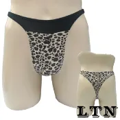 時尚精品館 台灣製MIT透氣舒適性感男內褲．(LTN)C380豹紋-XL-丁字【本商品含有兒少不宜內容】