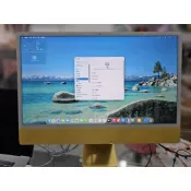 iMac 24吋 M1/16G/512G 黃色 4個連接埠 外觀9.98新 全機功能正常 刷卡分期0利率A2439