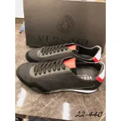 高雄凡賽斯歐洲精品 VERSACE 凡賽斯黑標 女王頭 黑色 休閒鞋 布鞋
