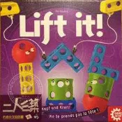 骰子人桌遊-兩人三築 Lift It(繁)團體.合作.平衡(二人三築)