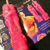 阿讚空撒開光加持（極重料版）男女燕通蠟燭  鎖心 愛情和合 防出軌 防小三  挽回感情