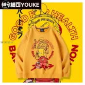 |顔羽agHk| 帽T 阿基拉辛普森聯名圓領衛衣男動漫周邊ins潮衣服寬松印花學生上衣
