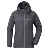 ├登山樂┤日本 mont-bell Wind Blast Parka 連帽風衣外套 女 深灰 1103323DGY