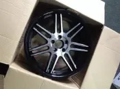 【A-684】18吋鋁圈 類 AMG BENZ 原廠 5孔112 E200 W212 C300 CLA250 銀底車刀面