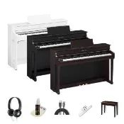 【Yamaha 山葉音樂】CLP835 88鍵 數位鋼琴 含原廠琴椅(送保固3年/手機錄音線/耳機/鋼琴保養油組)