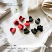 Aurora.acc｜溫蒂 愛心 小抓夾 公主夾髮夾 邊夾 髮飾 抓夾 前額夾 側髮夾｜奧蘿菈飾品 小紅書 網紅 ins