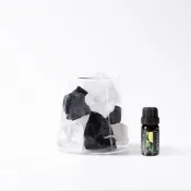 【康是美官方網購】【Montagne】黑白晶｜富士山晶礦杯透明款（不贈杯蓋）｜佛手柑10ml_廠商直送