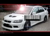 01 02 03 三菱 VIRAGE LANCER EVO7 側裙 空力套件