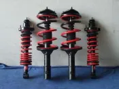 阿宏改裝部品 97-00 LANCER 台灣 KYB 黑桶避震器 + E.SPRING 短彈簧 總成 YKYB