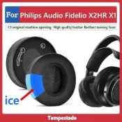 適用於 Philips Fidelio X2HR X1 耳罩 耳機 耳機罩 頭戴式耳機保護 替換配件 耳墊