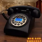 臻選名品 【台灣公司 可開發票】來電顯示歐美仿古電話機歐式復古老式田園家用電信電話辦公室座機