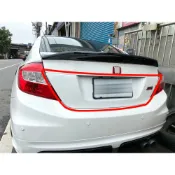 HONDA CIVIC 喜美 9代 美規後廂蓋的貼片 後桶貼片 改裝配件 烤漆