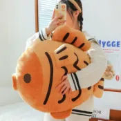 全球選品1館 生活百貨 新款鯛魚燒公仔柔軟舒適抱枕陪睡布娃娃玩偶毛絨玩具沙發靠枕女生