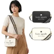 【KATE SPADE】Oh Snap系列簡約拚色拼色Kate Spade logo斜背相機包(KH756)