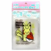 asdfkitty可愛家精品店 asdfkitty*寶可夢 神奇寶貝 皮卡丘夾鏈袋-S號長型-10入-10.5*8.6公分-日本正版商品
