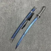 【龍泉劍莊】龍泉橫刀繡春刀錳鋼冷兵器一體刀劍鍛打防身高錳鋼長款武術未開刃