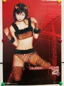 PS2 海報 小倉優子 獸人格鬥 血腥咆哮 4