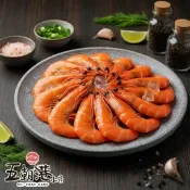 五朝港水產 40/50珍饗極品熟白蝦(1.2kg±10%/盒)