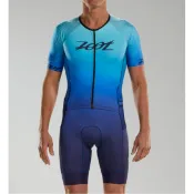 【特惠促銷】三鐵衣 自行車服 ZOOT鐵三男士短袖速乾透氣游泳跑步鐵人三項比賽連身一件式服夏季套