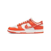 (店+)【NIKE 耐吉】DH4401-103 Nike Dunk ESS Orange Paisley 帆布皮革 腰果花 低幫 板鞋 女款 白橙 nike女鞋 運動鞋女 休閒鞋