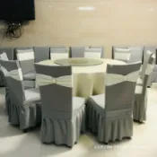 全球選品1館 生活百貨 罩飯店飯店宴會婚宴凳子坐墊套全包通用布套木頭椅子套背布藝