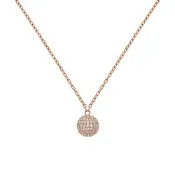 Daniel Wellington DW Pavé Crystal 水晶玫瑰金項鍊-DW00400625
