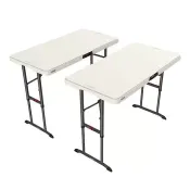 【Costco好市多】Lifetime 四呎折疊桌 2入 Lifetime 4-Foot Adjustable Height Nesting Table 2-Pack