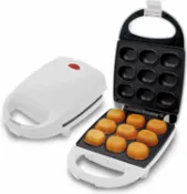 及時雨 生活好物選品 applife 家用迷你雞蛋糕機 Baby Castella Maker 白色 9孔烤盤 520W