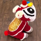 寵物衣服 狗狗服裝 貓咪裝扮 舞獅醒獅四腳衣 拜年喜慶搞怪趣味裝 小型犬柯基新年裝 生日禮物 可愛寵物服飾