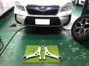CS車宮車業 鋁合金 前下三角架 SUBARU FORESTER SJ 正廠新品料件 一車二支 螺絲另計