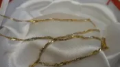 K金雙色細鍊 2.03g ITALY 義大利 585 14K 意大利 二手K金 K金鍊 K金鍊子 K金項鍊 K金短鍊 K