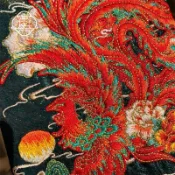 熱銷鳳凰涅槃 原創國風刺繡手工布書衣手帳本日記A5A6DIY9/25