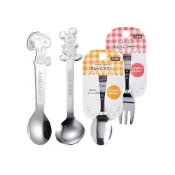 (店+)【ECHO】日本製 不鏽鋼環形易握學習餐具 ECHO 叉子 湯匙 手握 嬰兒橫握專用湯叉 冰淇淋匙 幼兒餐具