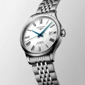 LONGINES 浪琴 Record 開創者天文台認證矽游絲機械錶 開學換新季 送禮推薦-40mm L2.821.4.11.6