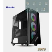 『猴野人』Mavoly 松聖 ATX電腦機殼 3070，內建RGB風扇、支援320mm顯卡、USB 3.0、高擴充性