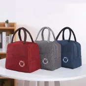 (店+)【JOEKI】素色拉鍊保溫袋-大款野餐袋 手提袋 手提包 便當袋 飯盒袋 野餐袋 保冷袋 包包 日式 素色