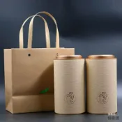 全球選品1館 生活百貨 茶葉罐精品密封罐儲茶罐半斤一斤裝紅茶綠茶普洱包裝紙罐