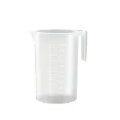GUYSTOOL 塑膠有柄燒杯 塑量桶 塑膠量杯 塑膠透明量杯 2000ml 實驗器具 MIT-PPC2000 量筒