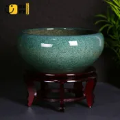 時尚家居 免運 公司貨 可開發票 陶瓷花盆 景德鎮陶瓷 陶瓷魚缸養金魚盆烏龜缸睡蓮碗蓮缸荷花盆客廳擺件創意復古風水缸工廠現貨直銷 售後保障 全館免運 特惠/工廠直銷 店長新品推薦 5s1220